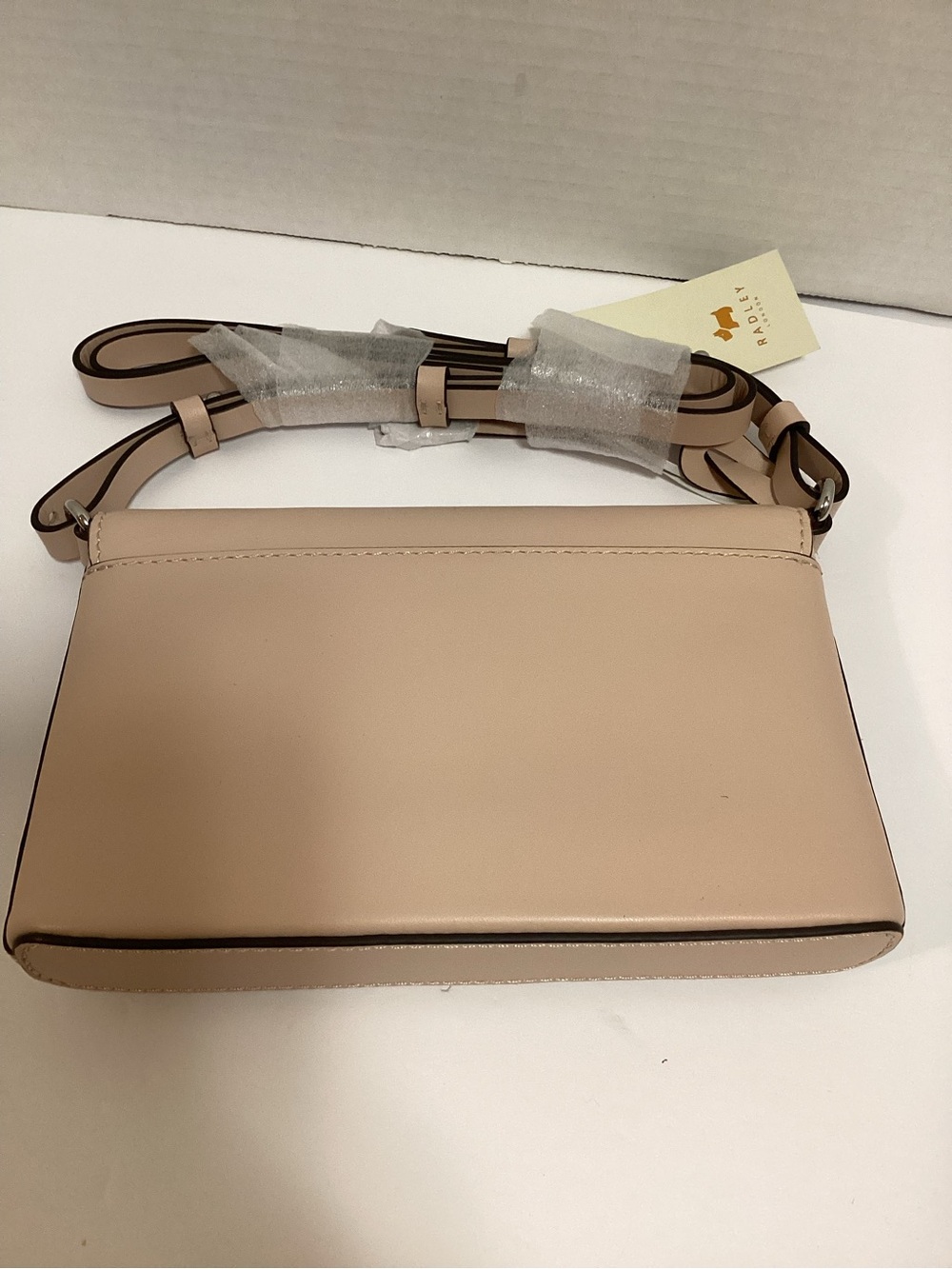 RADLEY LONDON Blush Pink Leather Crossbody Bag NWT - Picture 3 of 16